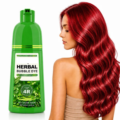 Hair Dye Shampoo 3 in 1, Herbal Hair Color Shampoo