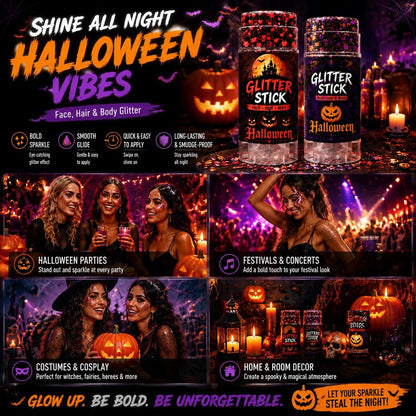 🎃Halloween Glitter Stick for Face, Hair & Body