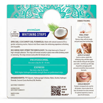 Whitening Strips – 30 Day Treatment