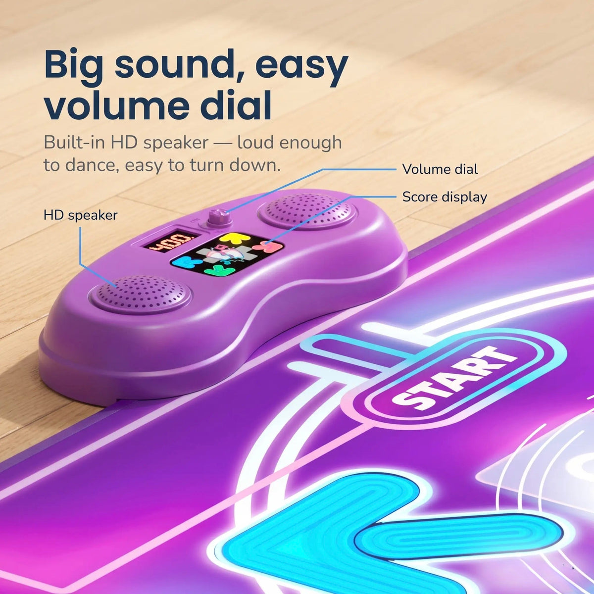 Wireless dance mat for kids