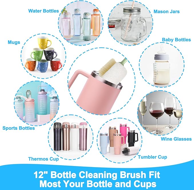 5‑in‑1 Water Bottle Cleaner Brush