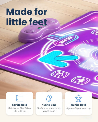 Wireless dance mat for kids