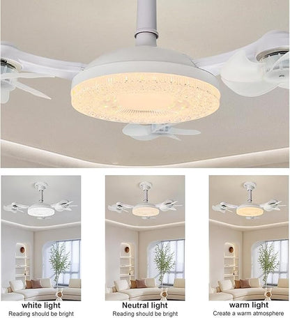 Summer Cooling Ceiling Fan Light with Remote
