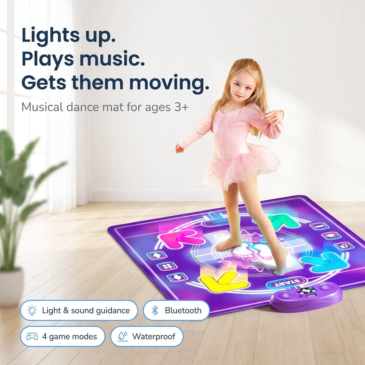Wireless dance mat for kids