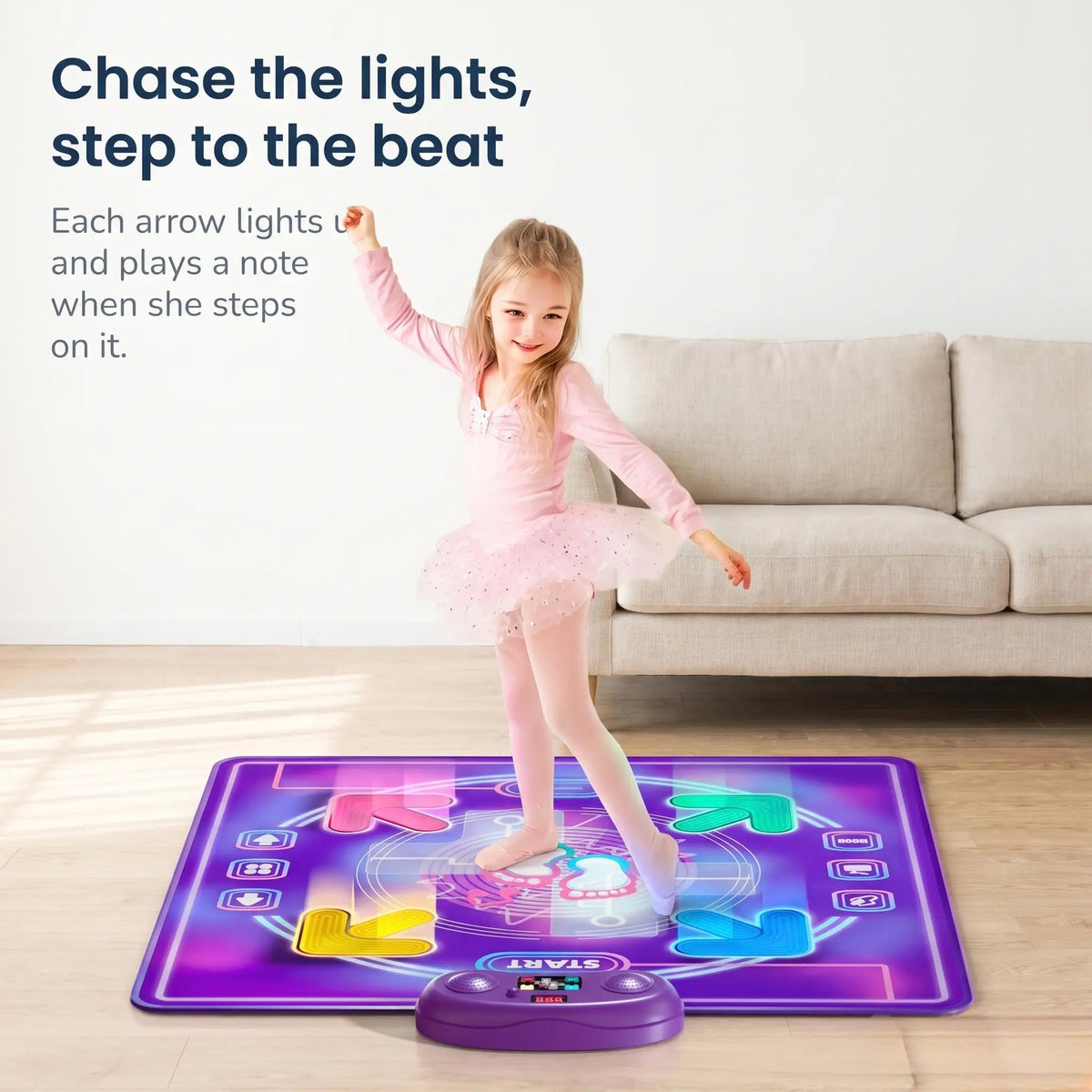Wireless dance mat for kids