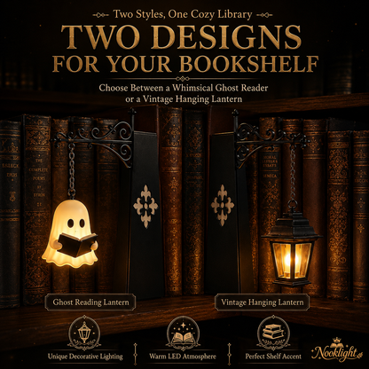 Bookshelf Library Lantern Lamp