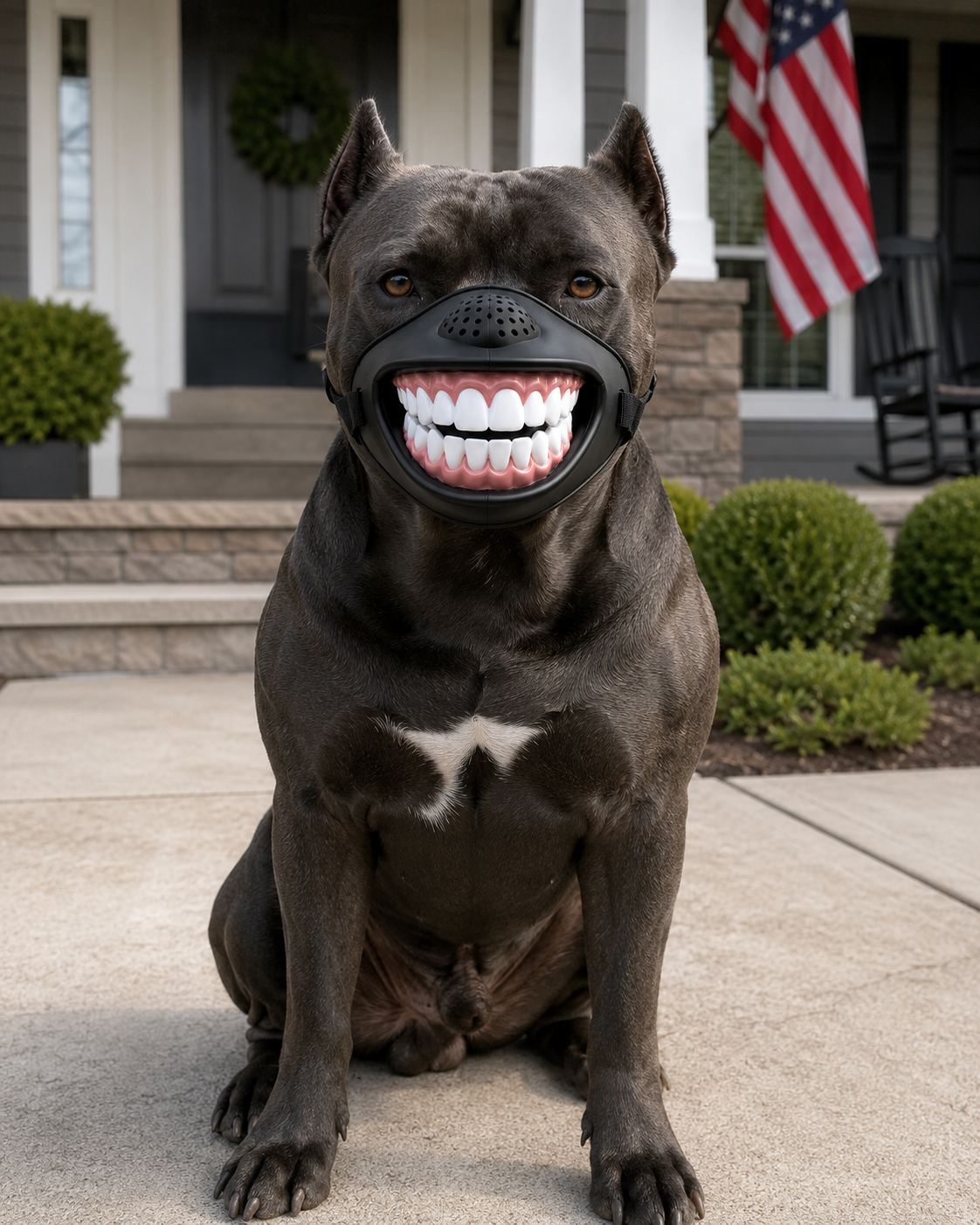 Funny Smile Dog Muzzle™