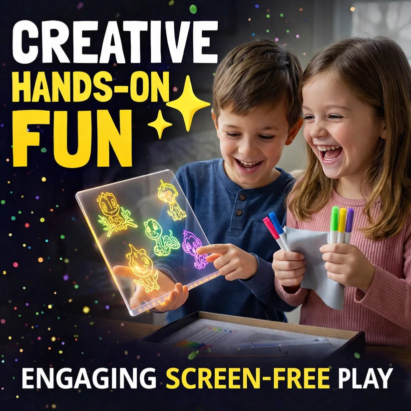 ScreenGlow™ LumiBoard LED Drawing Board