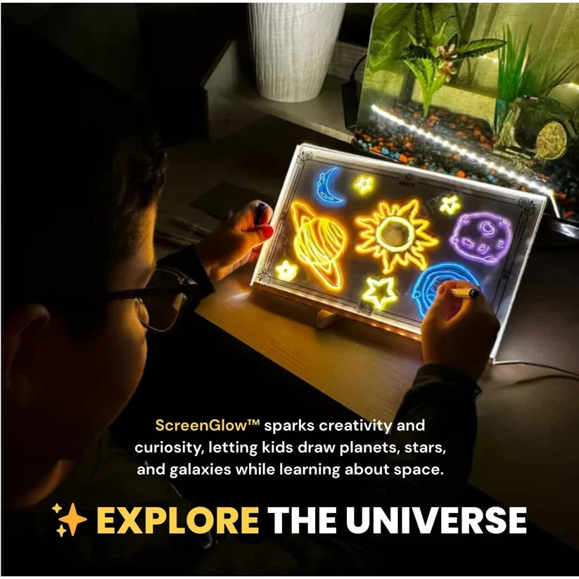 ScreenGlow™ LumiBoard LED Drawing Board