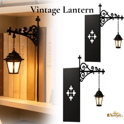 Bookshelf Library Lantern Lamp