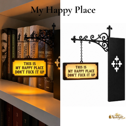 Bookshelf Library Lantern Lamp