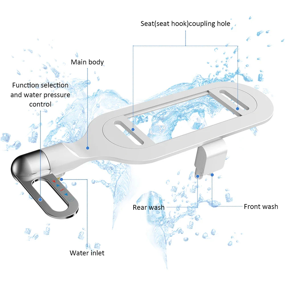 1  Attachment Bidet Toilet Seat Ultra Slim