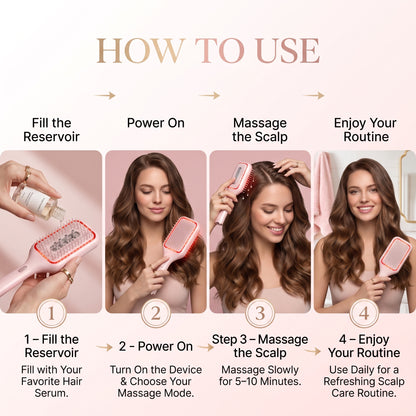 GlowUp LED Scalp Brush – Less Hair Fall, More Fullness
