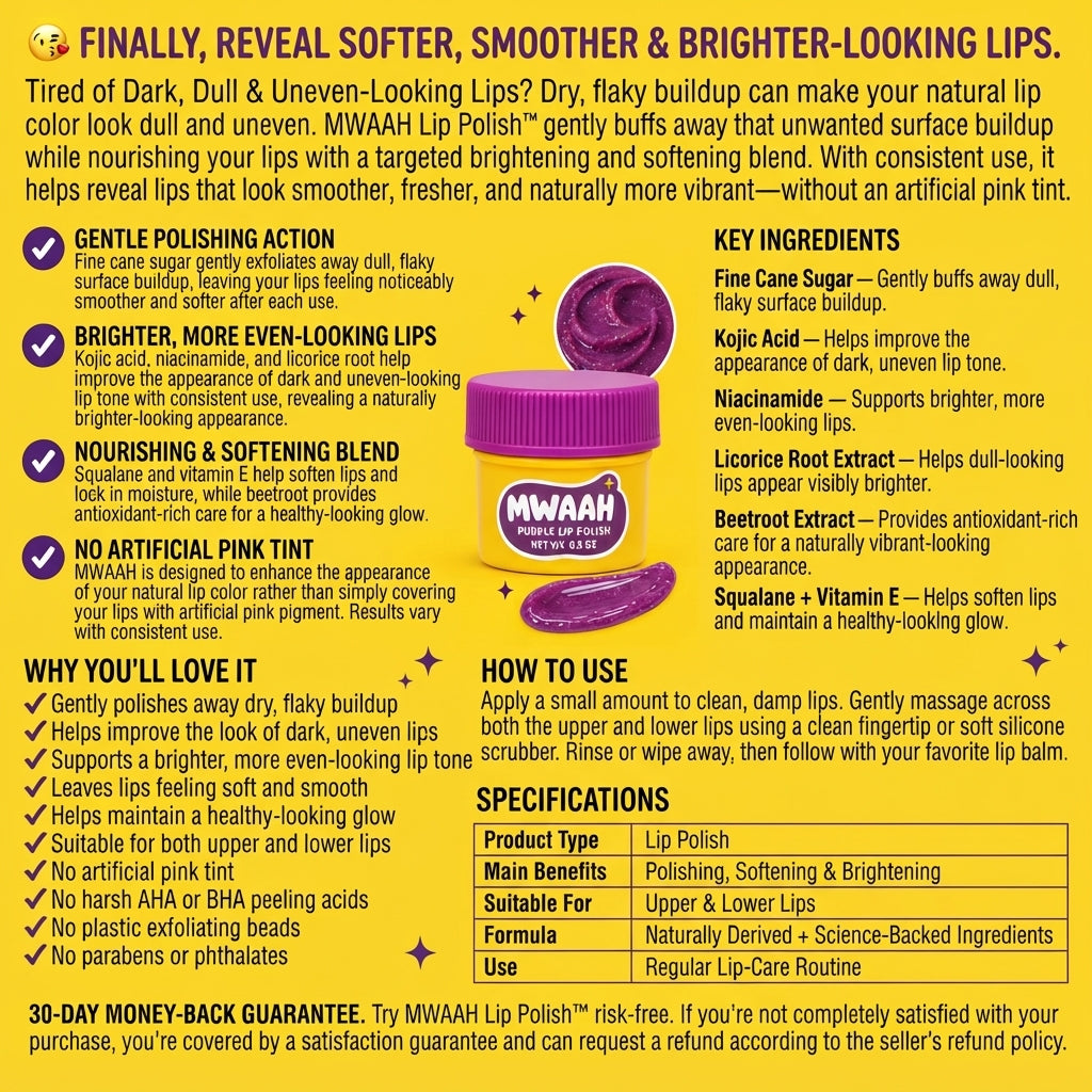 MWAAH™ Smooth & Bright Lip Polish