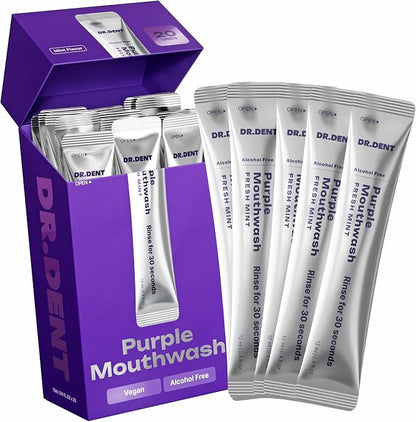 PurpleBright Mouthwash – Yellow Gone, Smile On
