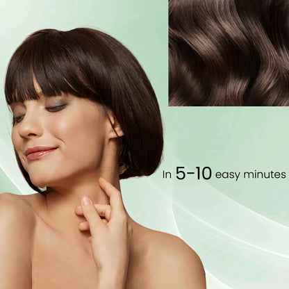 Hair Dye Shampoo 3 in 1, Herbal Hair Color Shampoo