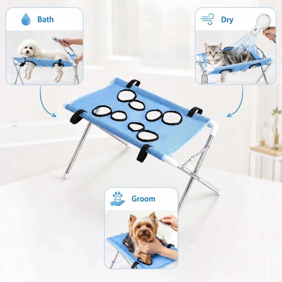 🐾 PawPerfect™ Grooming Table