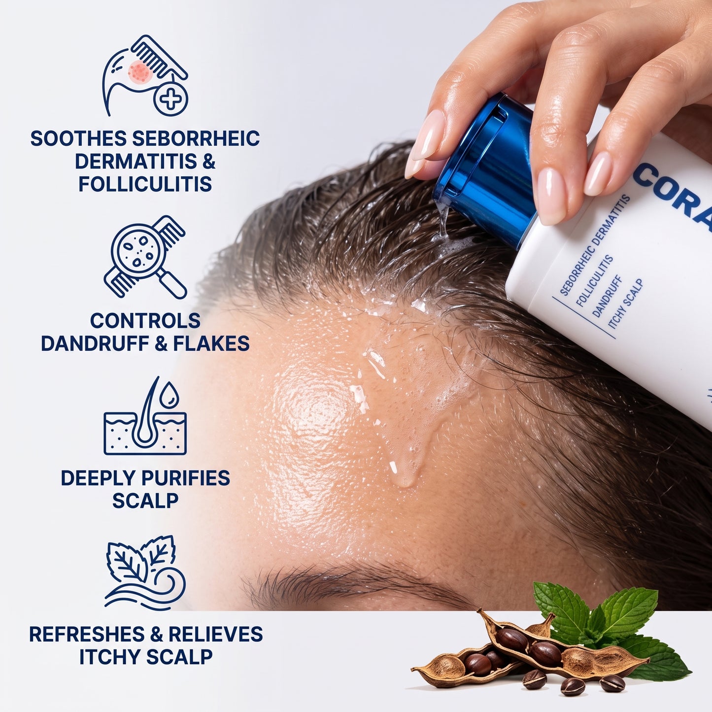 Coracode™ Follicle Care Shampo & Anti-Dandruff Care