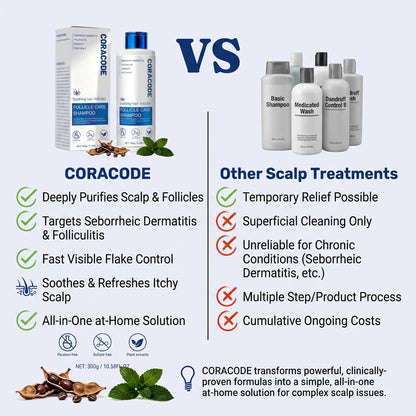 Coracode™ Follicle Care Shampo & Anti-Dandruff Care