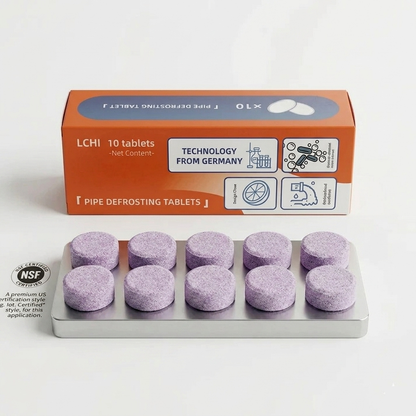 Foaming Pipe Cleaner Tablets | Drain Cleaning Tablets for Kitchen & Bathroom Sinks