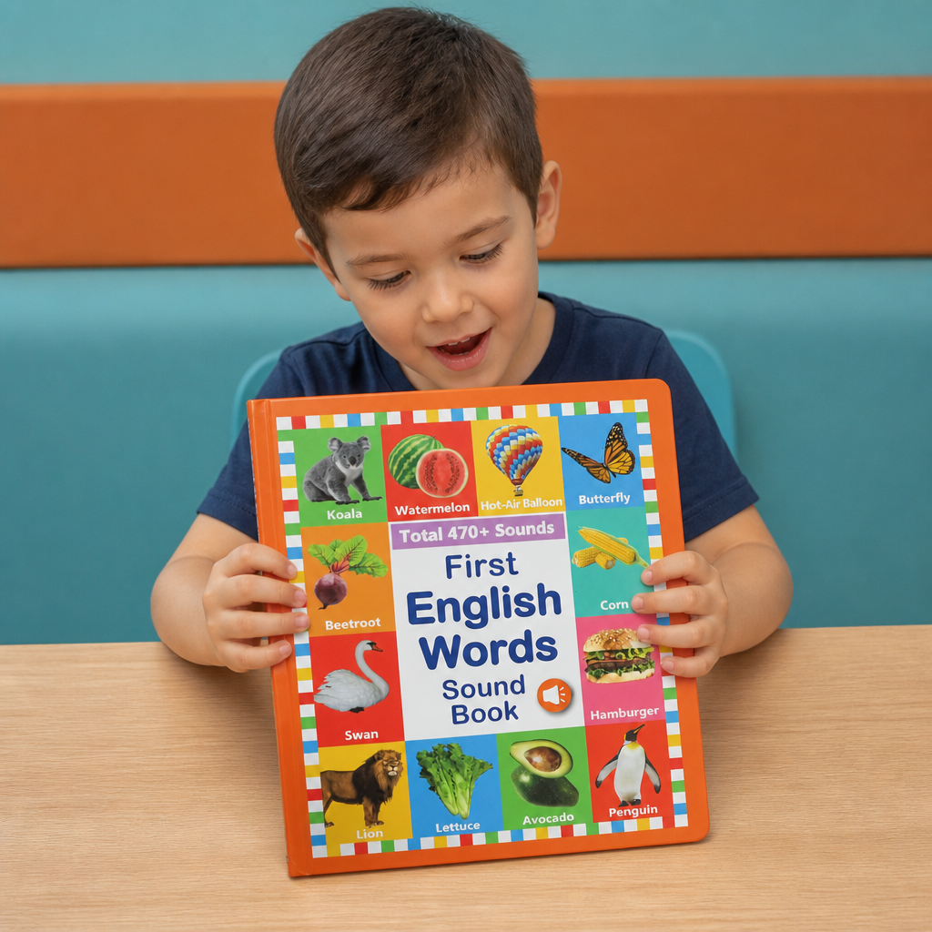 Interactive English Sound Book for Kids - Tap & Listen - Fun & Easy Early Learning