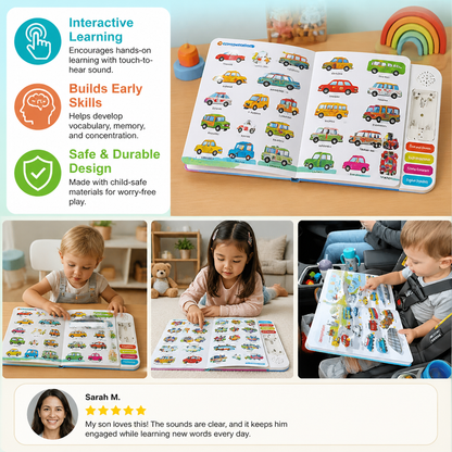 Interactive English Sound Book for Kids - Tap & Listen - Fun & Easy Early Learning