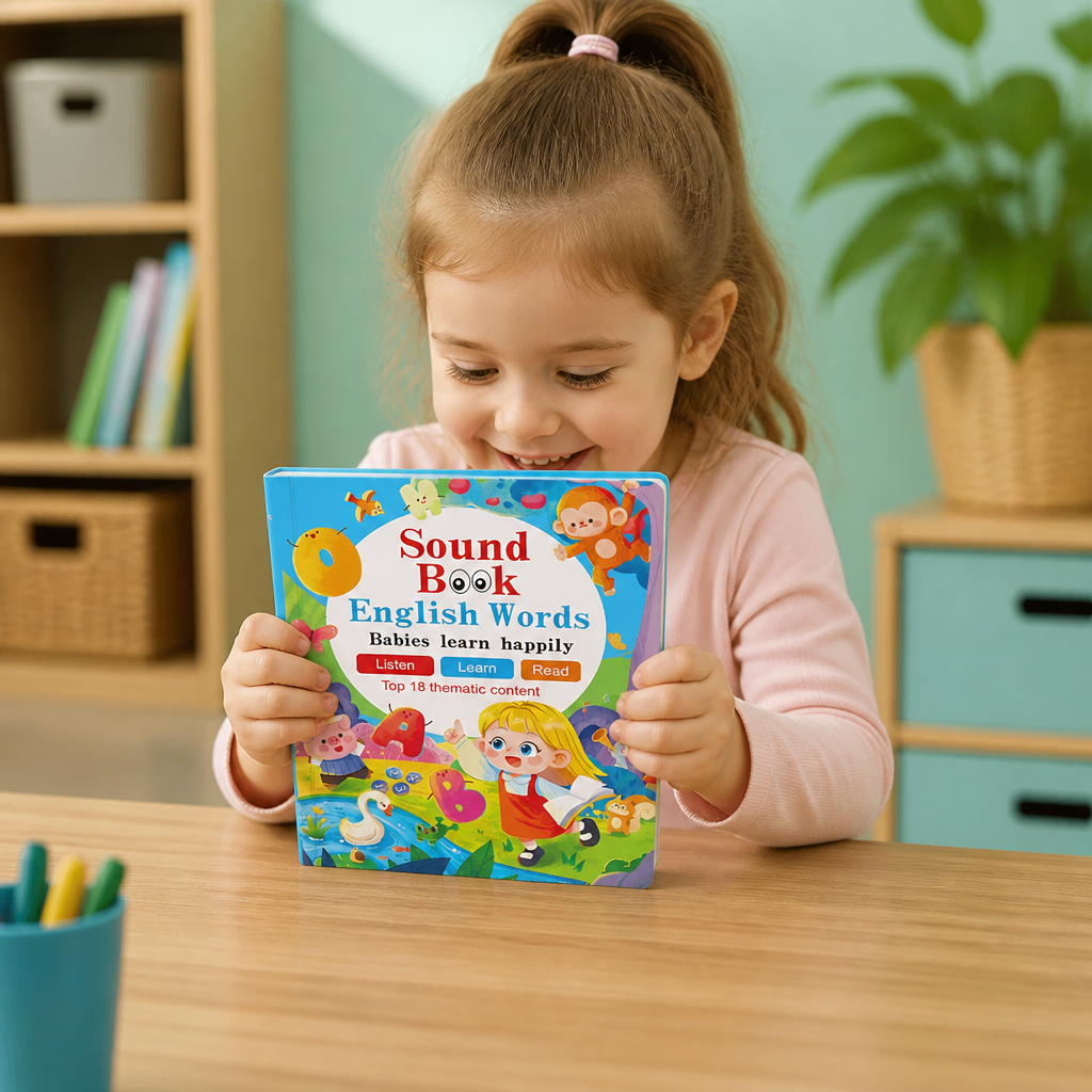 Interactive English Sound Book for Kids - Tap & Listen - Fun & Easy Early Learning