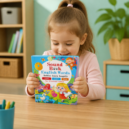 Interactive English Sound Book for Kids - Tap & Listen - Fun & Easy Early Learning