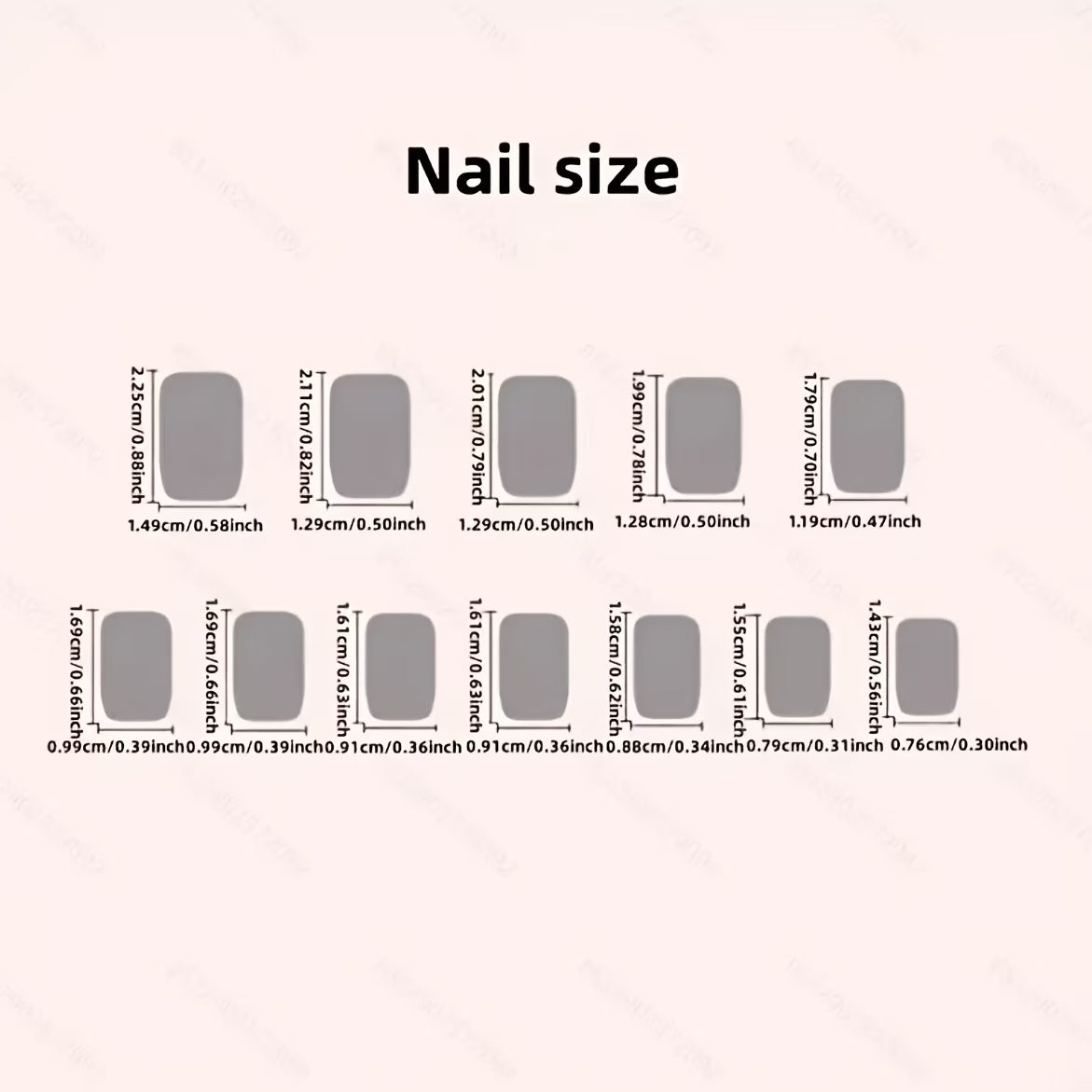 LuxeRed™ Press-On Nails