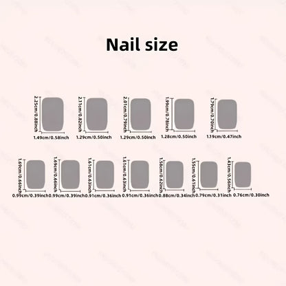 LuxeRed™ Press-On Nails