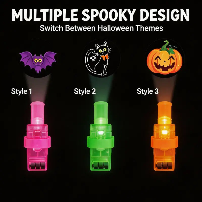 🎃 Halloween Finger Projection Lights
