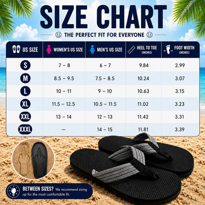 😎 Savage Step Flip Flops™ | Funny Hidden Finger Sandals