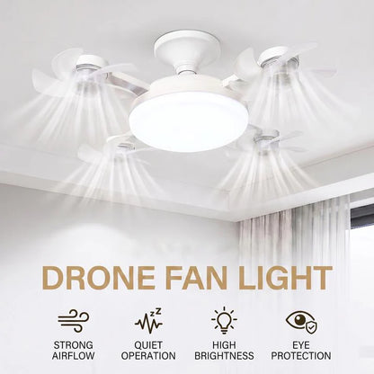 Summer Cooling Ceiling Fan Light with Remote
