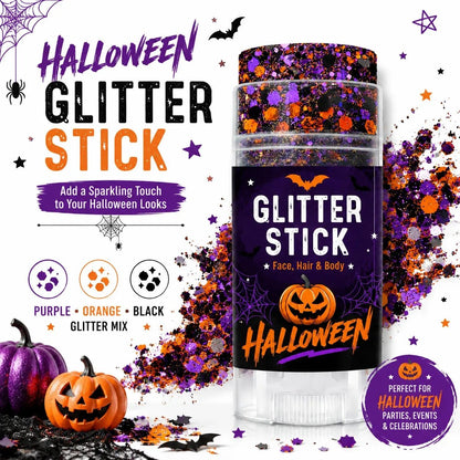 🎃Halloween Glitter Stick for Face, Hair & Body