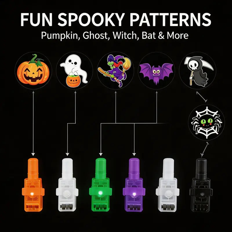 🎃 Halloween Finger Projection Lights