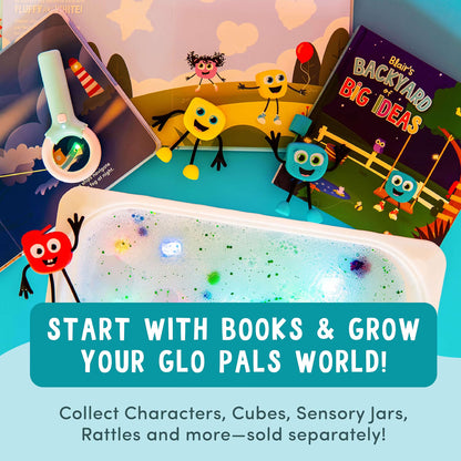 Light-Up Kids Books 3-Pack Library, Early Reader Stories that Glow
