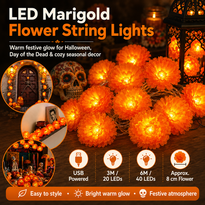 Marigold Glow™ LED Garland