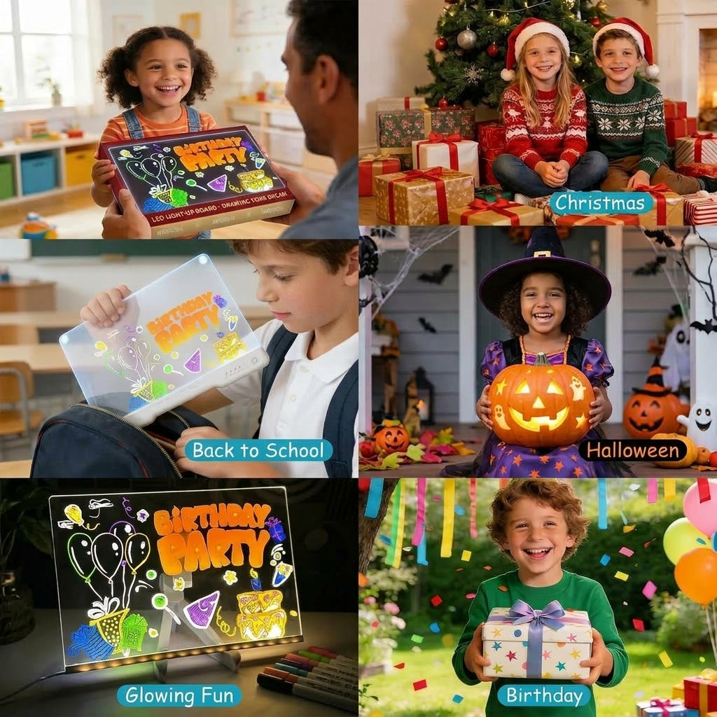 ScreenGlow™ LumiBoard LED Drawing Board