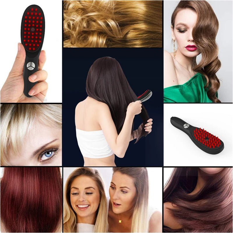 Red Light Scalp Therapy Brush Hair Growth Care