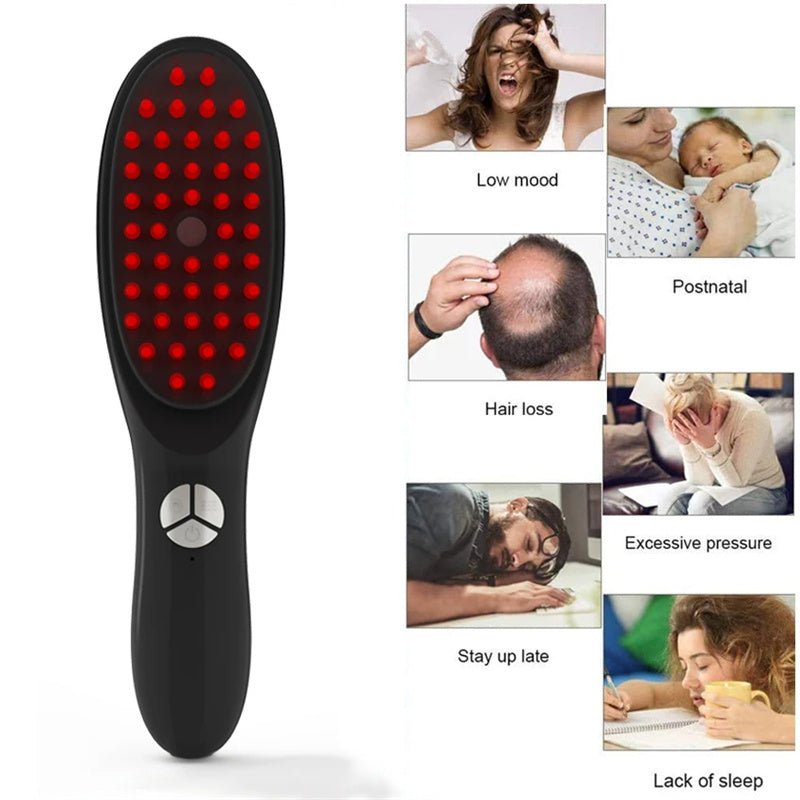 Red Light Scalp Therapy Brush Hair Growth Care