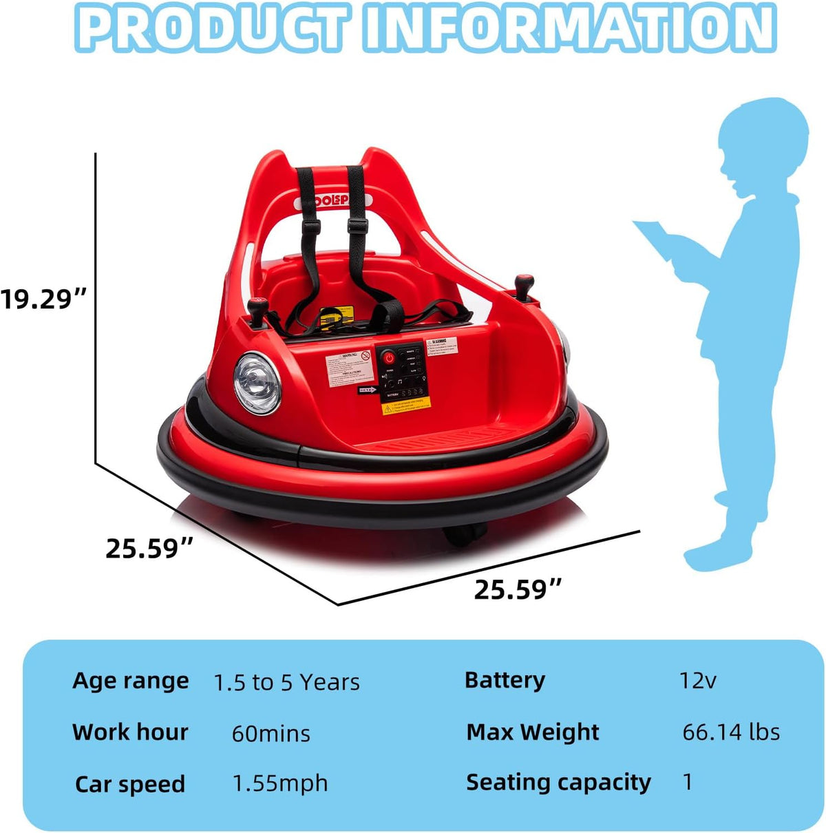 12V Kids Bumper Car™