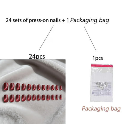 LuxeRed™ Press-On Nails